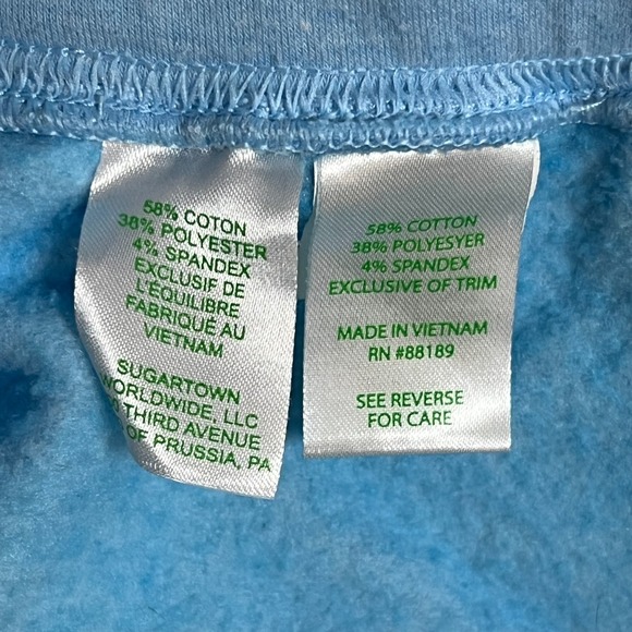 Women's Lilly Pulitzer Mallie Knit Pants Joggers Heathered Frenchie Blue Size XS - Picture 3 of 14